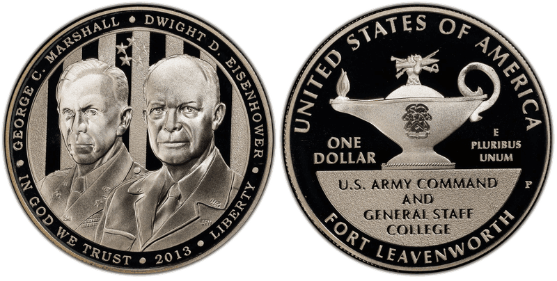 2013 (P) Proof 5-Star Generals Commemorative Dollar