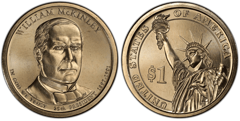 2013 (P) Presidential Dollar - William McKinley, Position A
