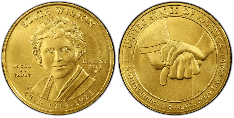 2013 (W) Edith Wilson First Spouse Ten Dollar Gold