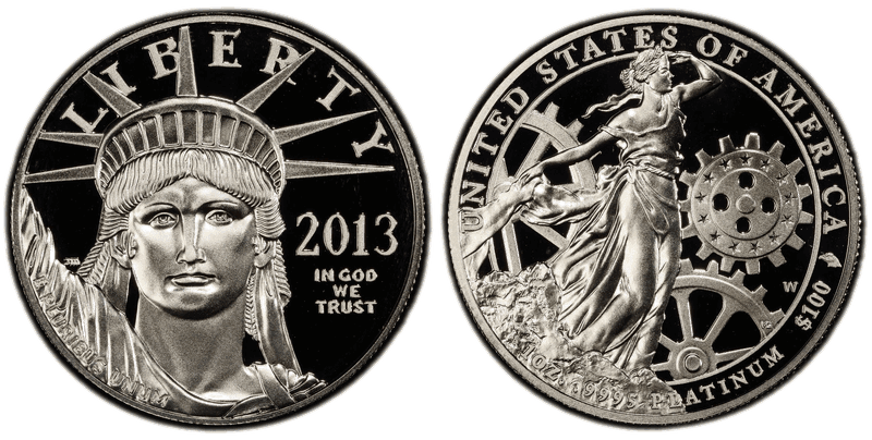 2013 American Eagle One Hundred Dollar Platinum