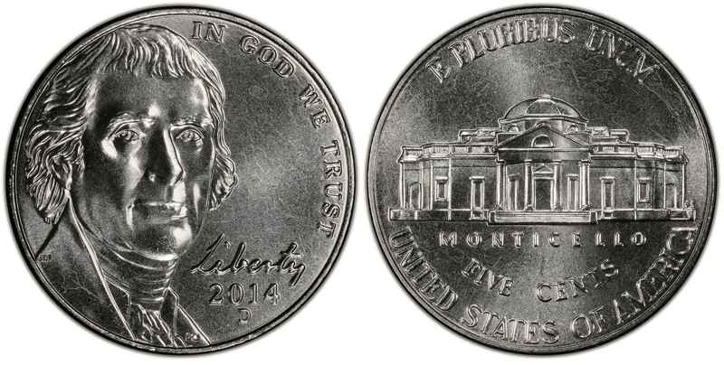 2014 Jefferson Nickel