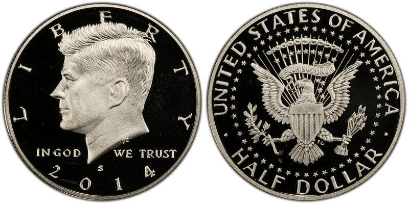 2014 (S) Proof Silver Kennedy Half Dollar