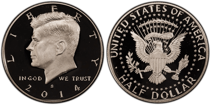 2014 (S) Proof Kennedy Half Dollar