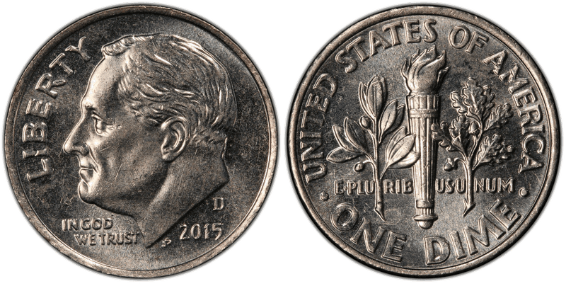 2015 Roosevelt Dime