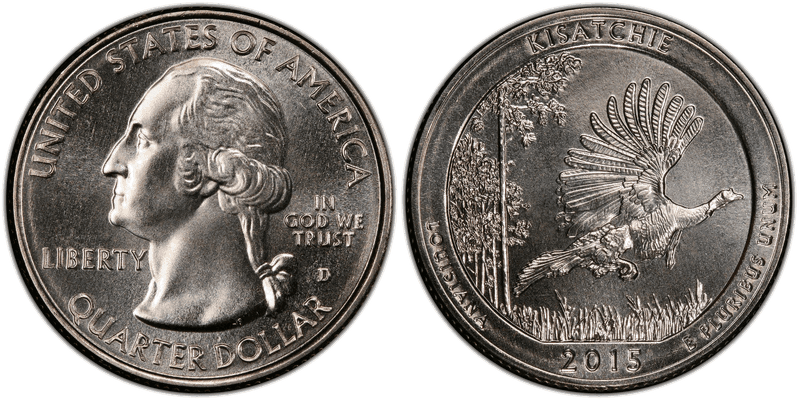 2015 (D) Kisatchie National Park Quarter