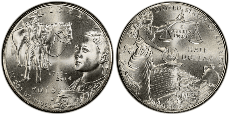 2015 U.S. Marshals Service 225th Anniversary Commemorative Half Dollar
