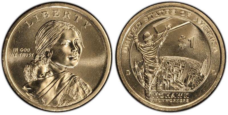 2015 (D) Native American Dollar - Position B