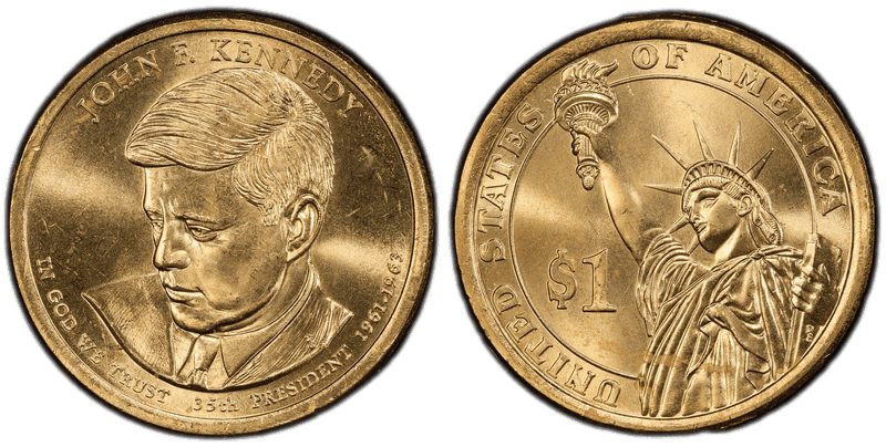 2015 (P) Presidential Dollar - John F. Kennedy, Position A
