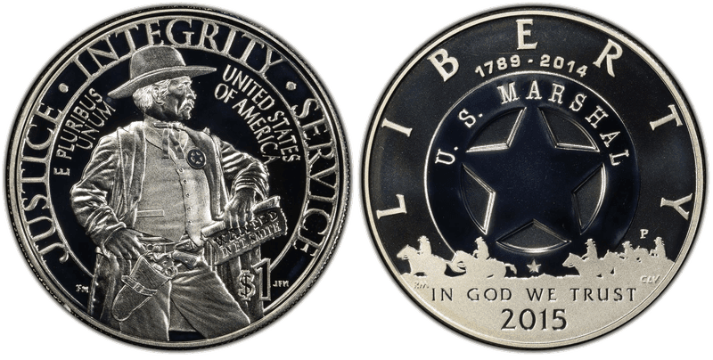 2015 (P) Proof U.S. Marshals Service Dollar