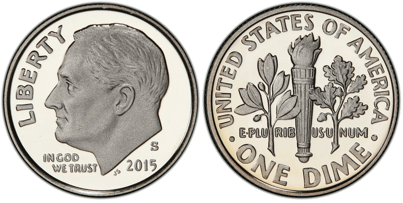 2015 (S) Proof Roosevelt Dime