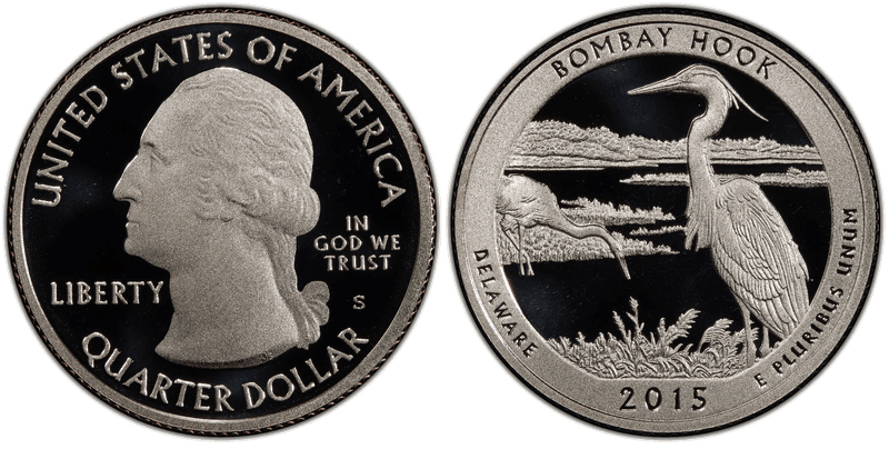 2015 (S) Proof Bombay Hook National Park Quarter