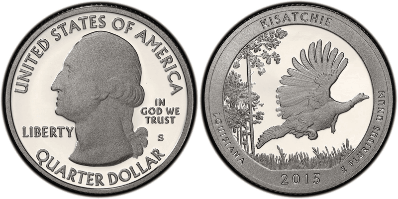 2015 (S) Proof Kisatchie National Park - Silver Quarter