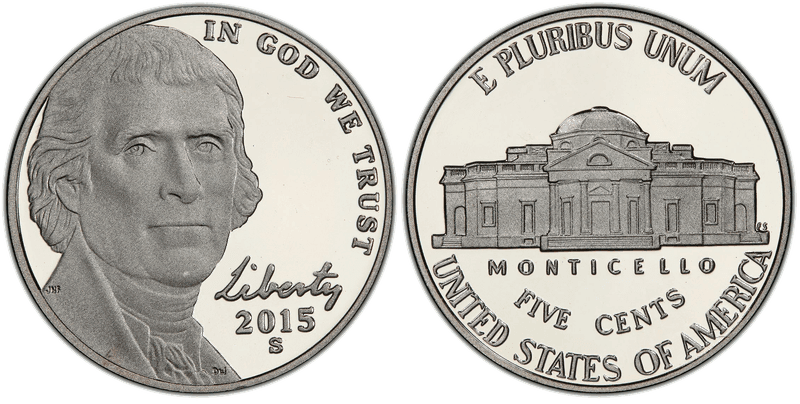 2015 (S) Proof Jefferson Nickel