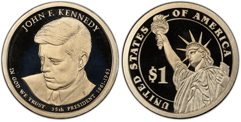 2015 (S) Proof Presidential Dollar - John F. Kennedy