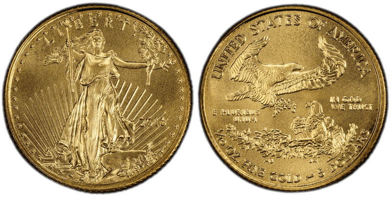 2016 American Eagle Five Dollar Gold