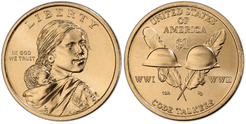2016 (D) Native American Dollar - Position B