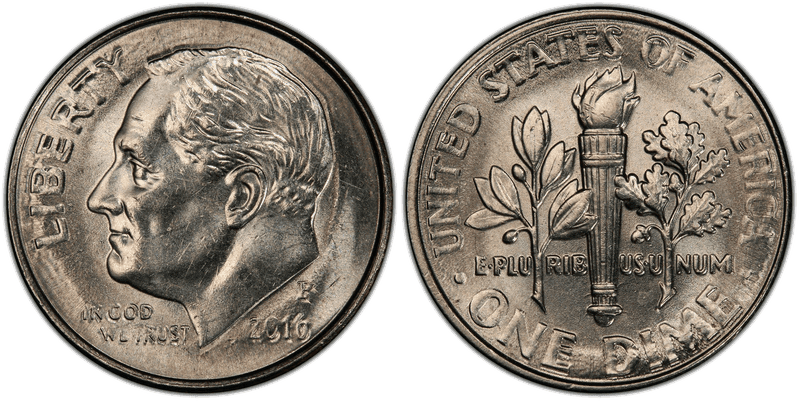 2016 (P) Roosevelt Dime
