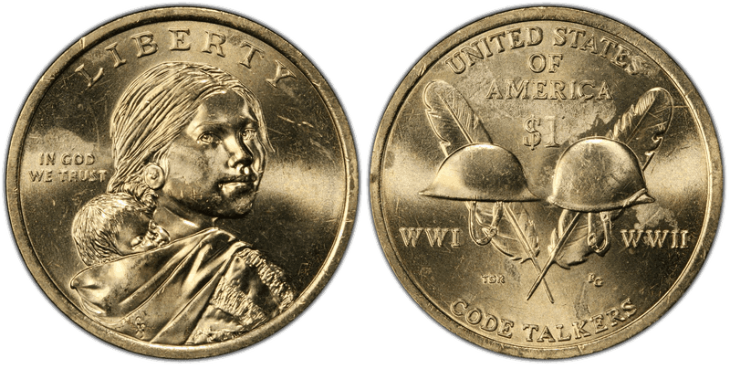 2016 (P) Native American Dollar - Position B