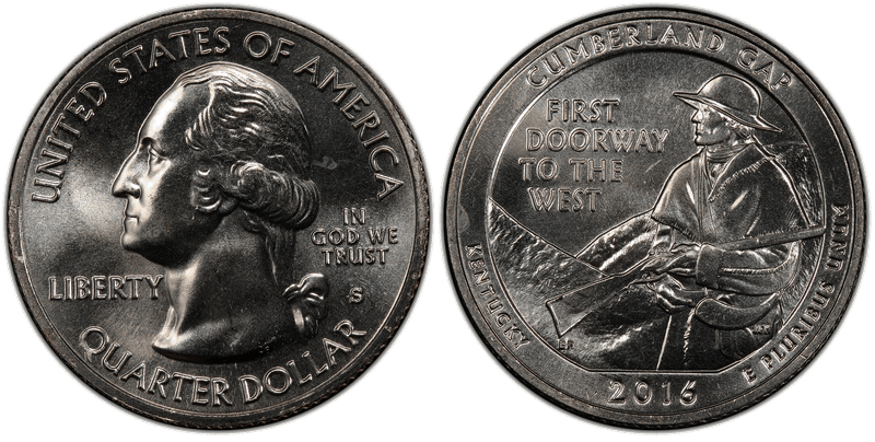 2016 (S) Cumberland Gap National Park Quarter