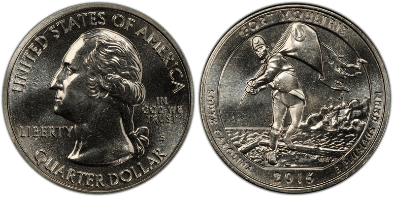 2016 (S) Fort Moultrie National Park Quarter
