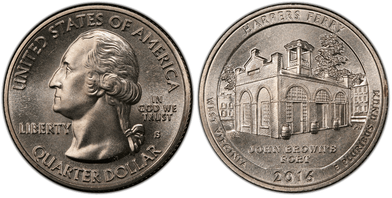 2016 (S) Harpers Ferry National Park Quarter