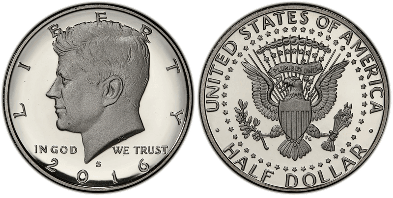 2016 (S) Proof Kennedy Half Dollar