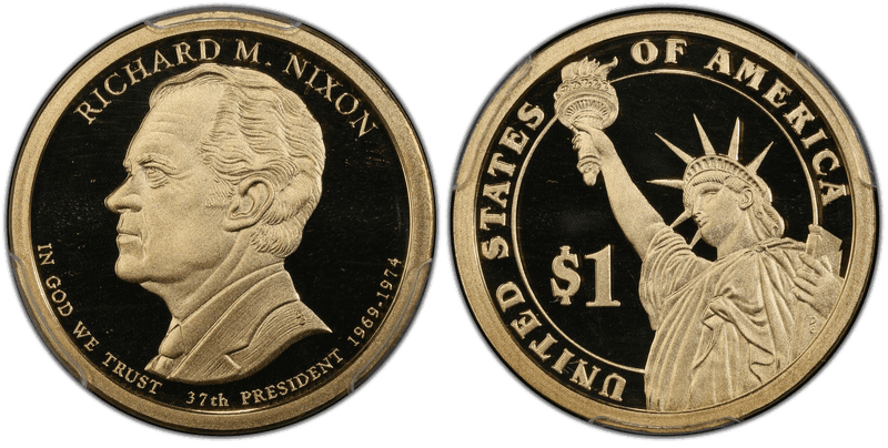 2016 (S) Proof Presidential Dollar - Richard M. Nixon