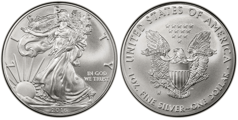 2016 (W) Burnished Silver Eagle