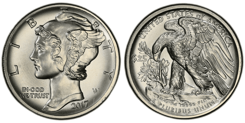 American Palladium Eagles 2017 to Date