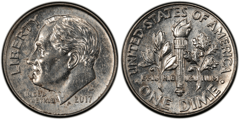 2017 (D) Roosevelt Dime