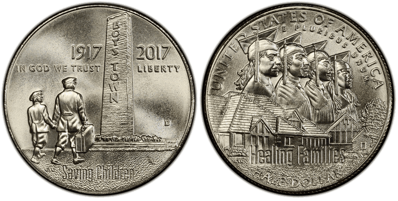 2017 Boys Town Centennial Commemorative Half Dollar