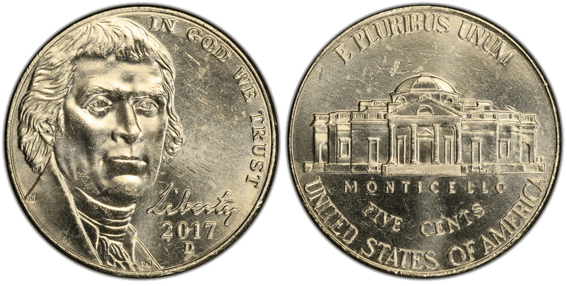 2017 Jefferson Nickel