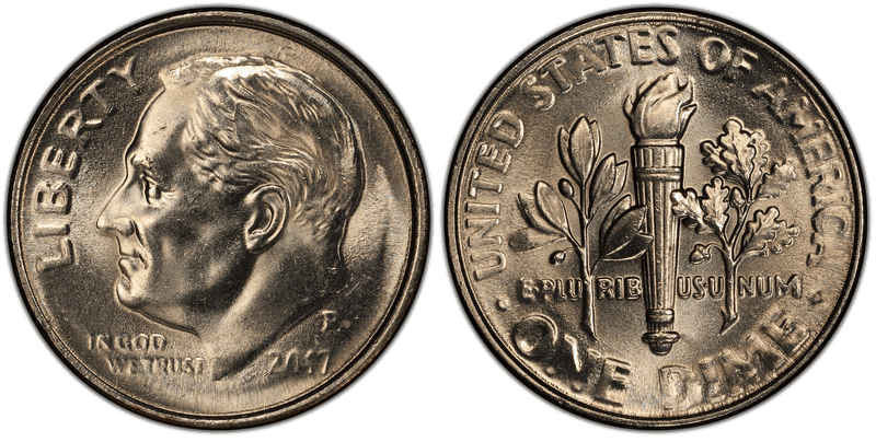2017 (P) Roosevelt Dime