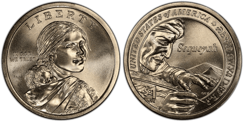 2017 (P) Native American Dollar - Position B