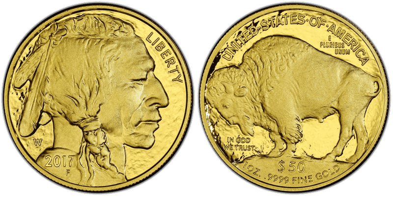 2017 (W) Proof American Buffalo .9999 Fine Gold Fifty Dollar