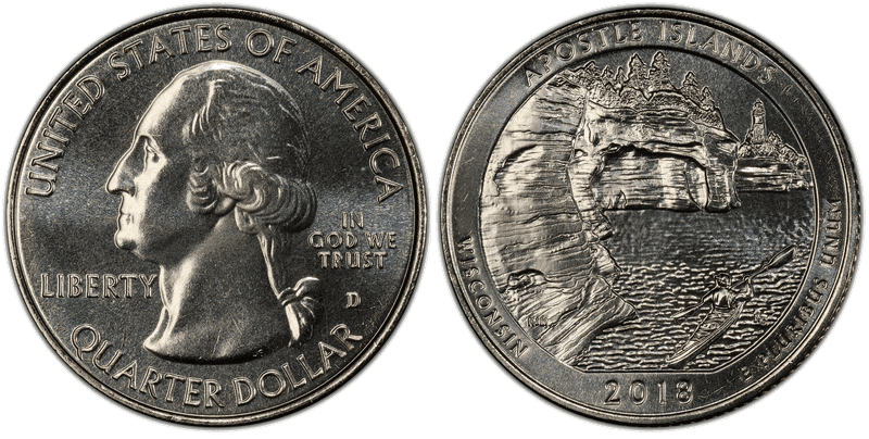 2018 America the Beautiful Washington Quarter