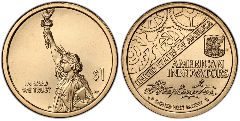 2018 (D) American Innovation Dollar - First Patent, Position A
