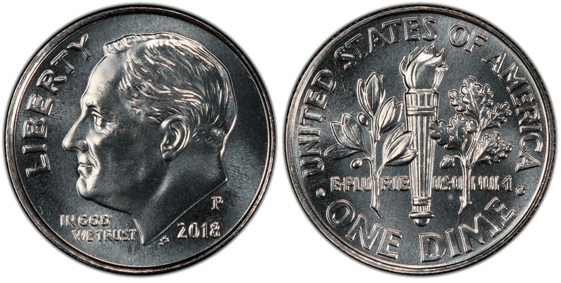 2018 (P) Roosevelt Dime