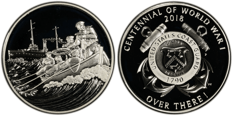 2018-P Medal WWI Centennial - Navy