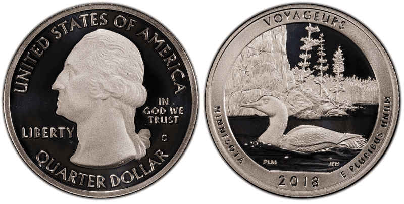 2018 (S) Proof Voyageurs NP-Silver Quarter