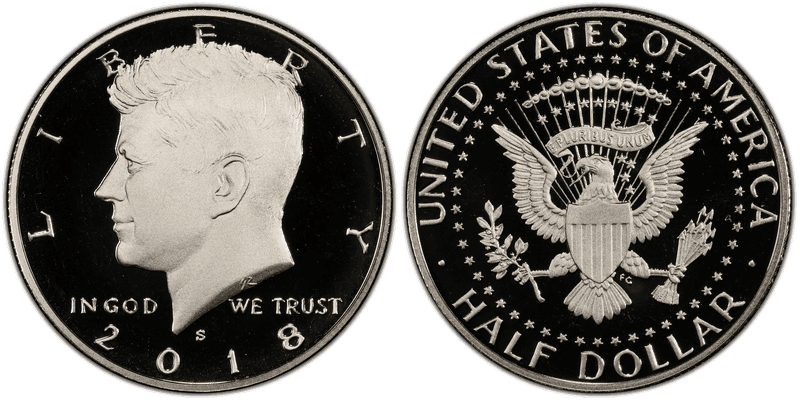 2018 (S) Proof Kennedy Half Dollar