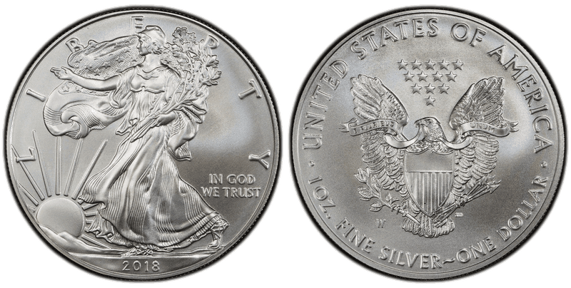 2018 (W) Burnished American Silver Eagle