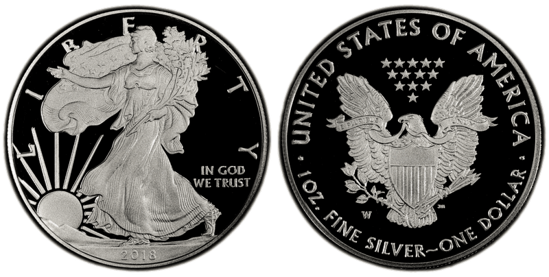 2018 (W) Proof American Silver Eagle