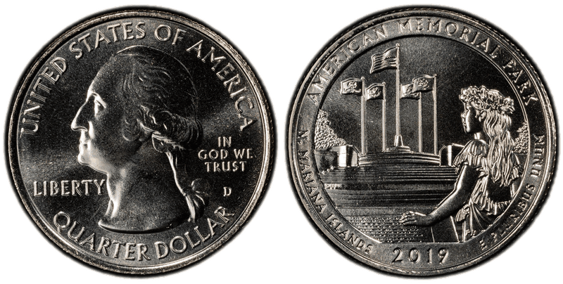 2019 America the Beautiful Washington Quarter