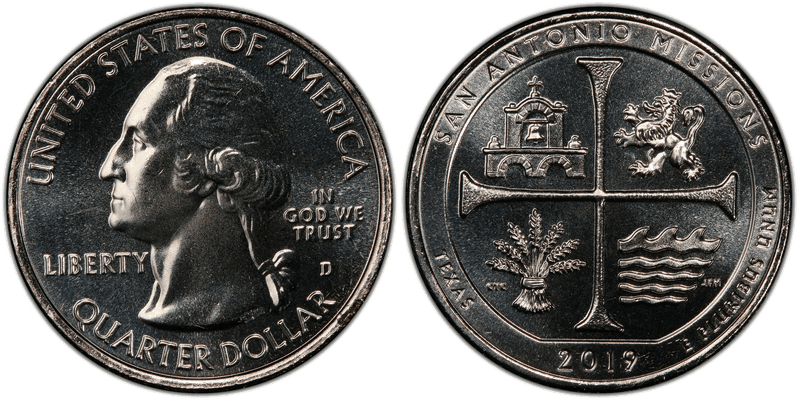 2019 (D) San Antonio Missions National Park Quarter