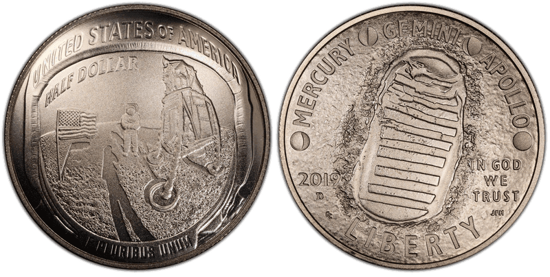 2019 Apollo 11 50th Anniversary Commemorative Half Dollar