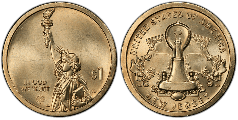 2019 (P) American Innovation Dollar - New Jersey, Position B