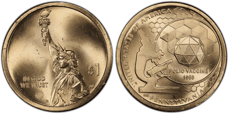 2019 (P) American Innovation Dollar - Pennsylvania, Position B