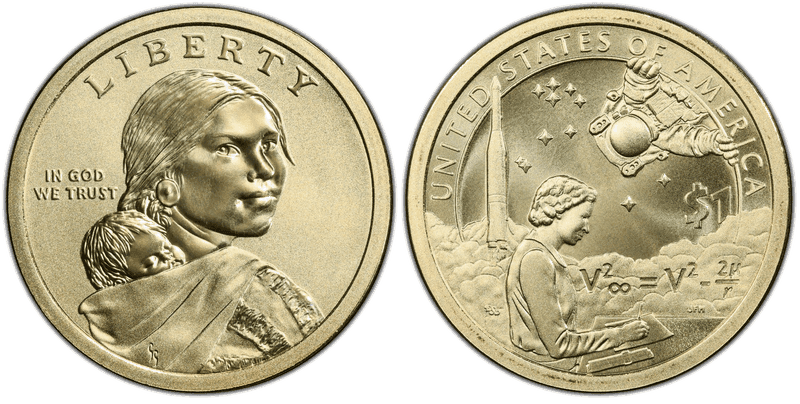 2019 (P) Native American Dollar - Enhanced, Position B