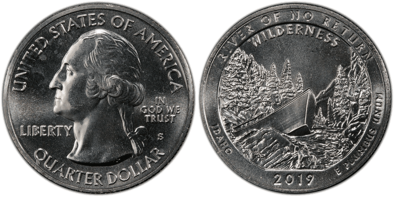 2019 (S) Frank Church River of No Return National Park Quarter